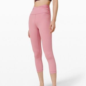 Lululemon Align HR Crop 21”, Cross Waist